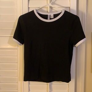 H&M black basic top.